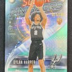 Dylan Harper 2025-26 Topps Chrome Sleek Finishers Aqua Refractor #/199 RC