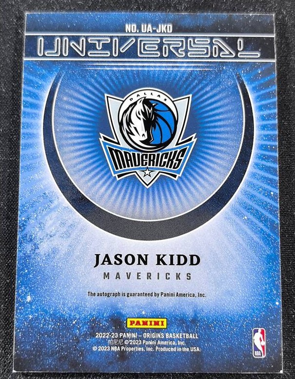 2022-23 Panini Origins Jason Kidd Universal Signature Auto