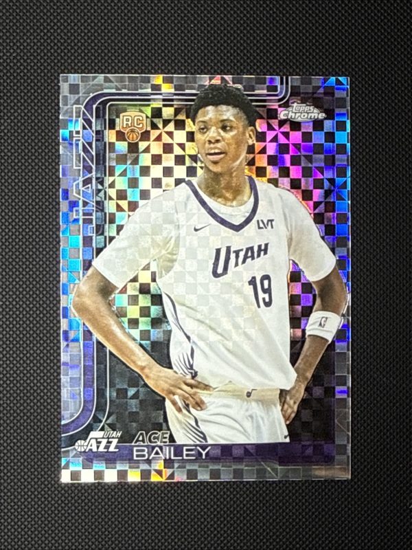 2025-26 Topps Chrome Basketball Ace Bailey X-Fractor (RC)