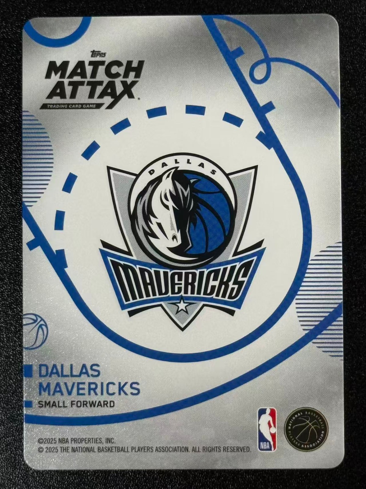 2025 Topps Match Attax Cooper Flagg Mavericks Breakthrouch Baller Rookie (RC)