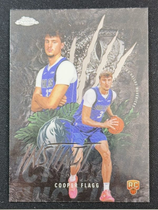 Cooper Flagg 2025-26 Topps Chrome Instinct RC Rookie Mavericks