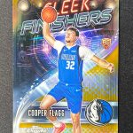 2025-26 Topps Chrome Cooper Flagg Sleek Finishers True Gold Refractor /50