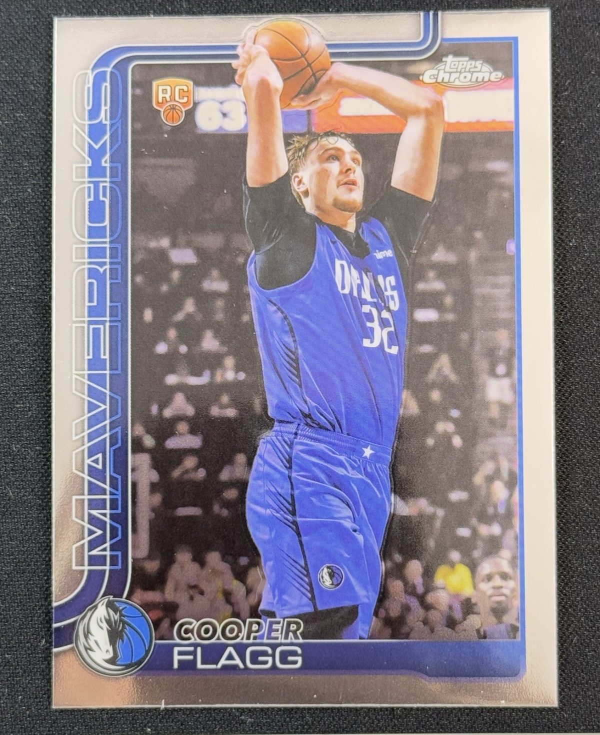 2025-26 Topps Chrome Basketball - Cooper Flagg Base #251 (RC) Dallas Mavericks