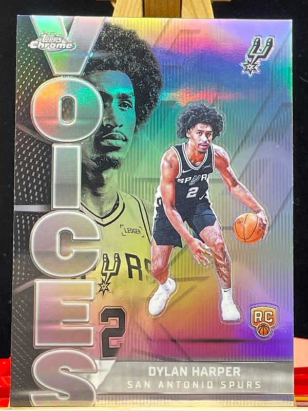 2025 Topps Chrome Dylan Harper Voices Refractor Rookie #VS-7