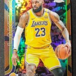 2025-26 LeBron James Topps Chrome Basketball Parallel Refractor Card #127 Lakers