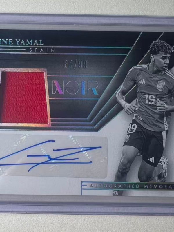 2024-25 Panini Noir Lamine Yamal Autograph Memorbilia Patch /99