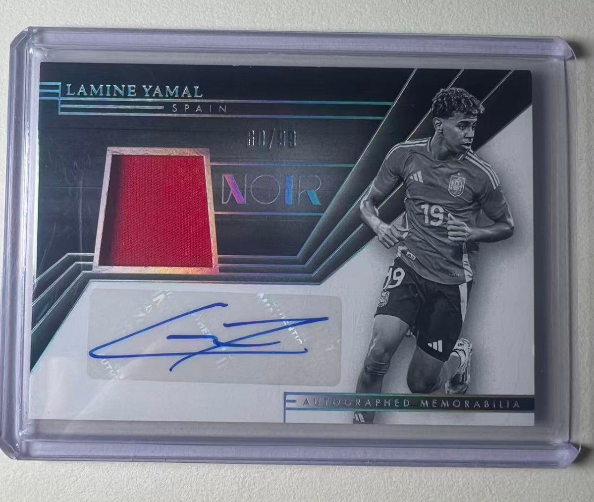 2024-25 Panini Noir Lamine Yamal Autograph Memorbilia Patch /99