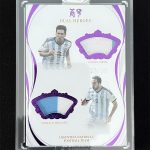 2022 Fansmall Lionel Messi/Gonzalo Higuain #DP-MH Dual Heroes Patch Purple /36