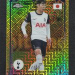 2024-25 Topps Chrome UEFA Heung-Min Son #68 Yellow Mojo Refractor Hotspur /150