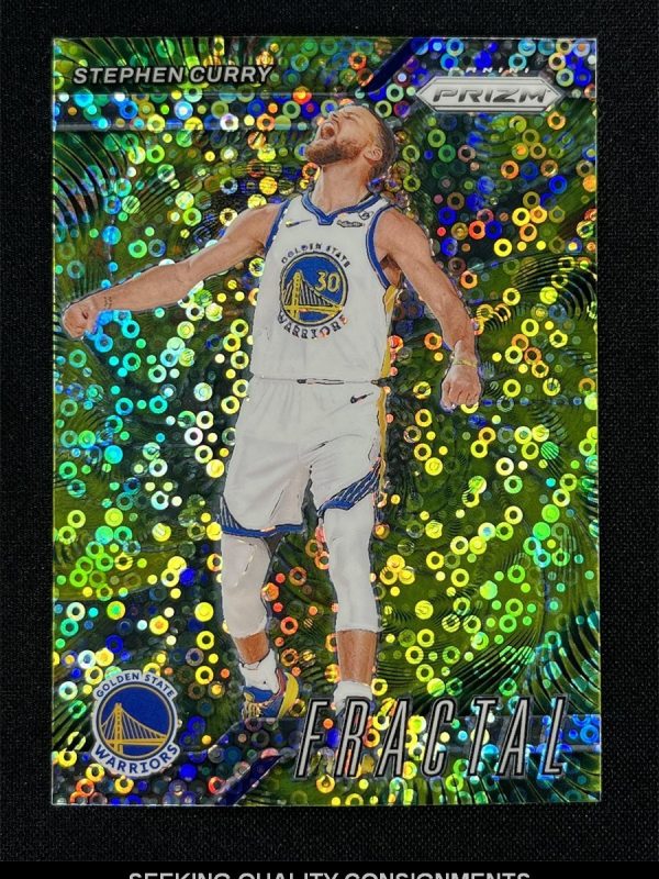 2024-25 Panini Prizm Fast Break Fractal Stephen Curry #7 Disco Prizm Warriors