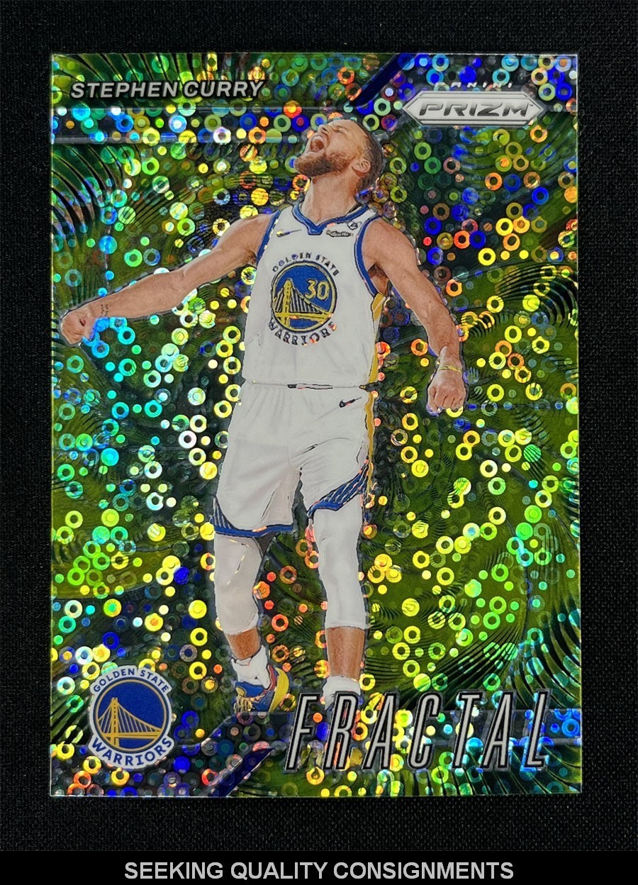 2024-25 Panini Prizm Fast Break Fractal Stephen Curry #7 Disco Prizm Warriors