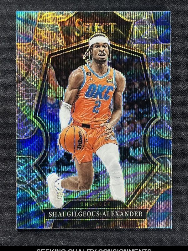 2022-23 Select Shai Gilgeous-Alexander #156 Premier Level Elephant Wave Case Hit