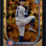 2025 Bowman Chrome Sapphire Shota Imanaga Gold Refractor #/50 Cubs
